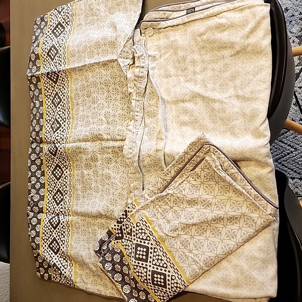King size duvet cover and pillowcases